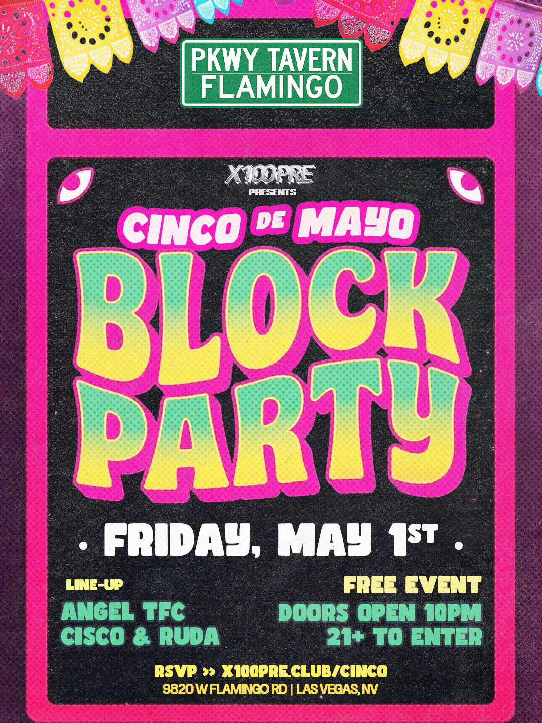 5.1 Block Party Flyer