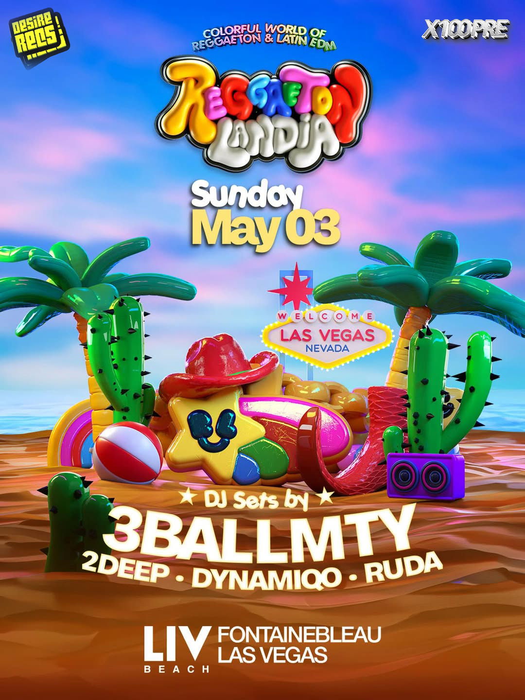 3BallMTY LIV Beach Flyer