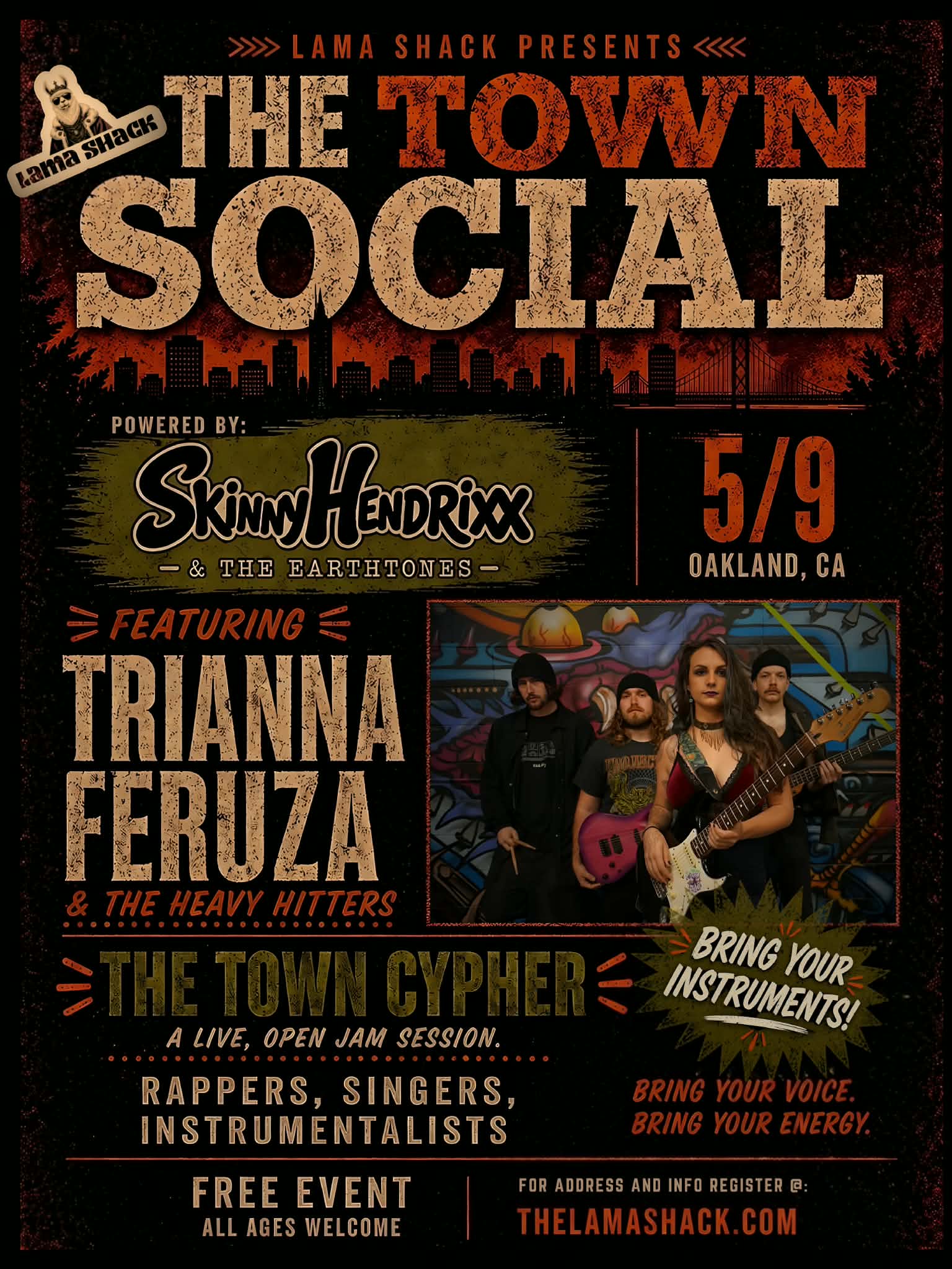 The Town Social feat Trianna Feruza & The Heavy Hitters